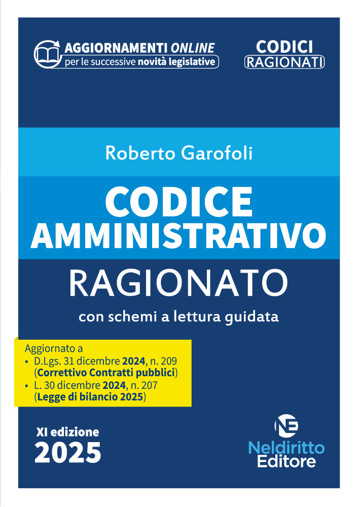 Codice Ragionato di Diritto Amministrativo 2025 - Libreria Giuridica Sauzano