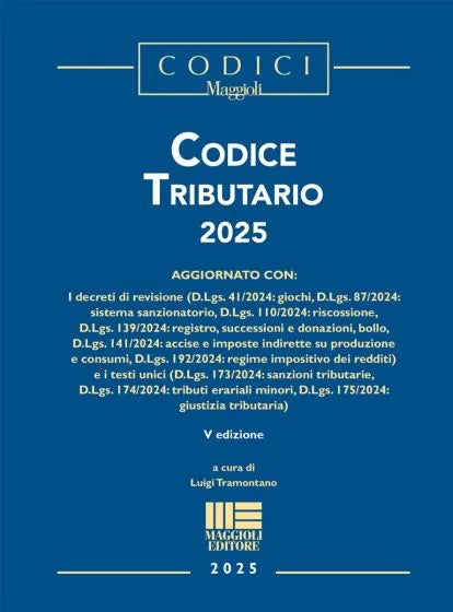 Codice Tributario 2025 - Libreria Giuridica Sauzano