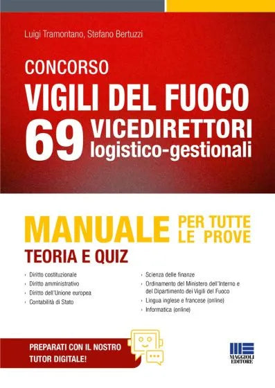 Concorso Vigili del Fuoco 69 Vicedirettori logistico-gestionali - Libreria Giuridica Sauzano