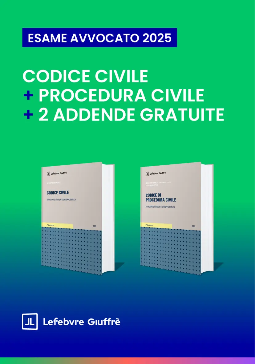 Codice civile + Codice di procedura civile Esame Avvocato 2025