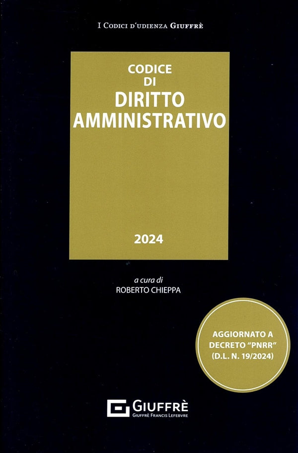 Codice di Diritto Amministrativo 2024 - Libreria Giuridica Sauzano