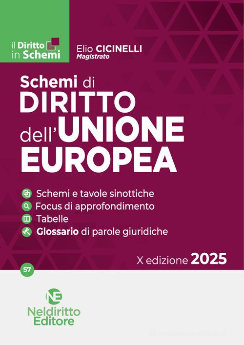 Schemi di diritto dell'Unione Europea. Nuova ediz. - Libreria Giuridica Sauzano