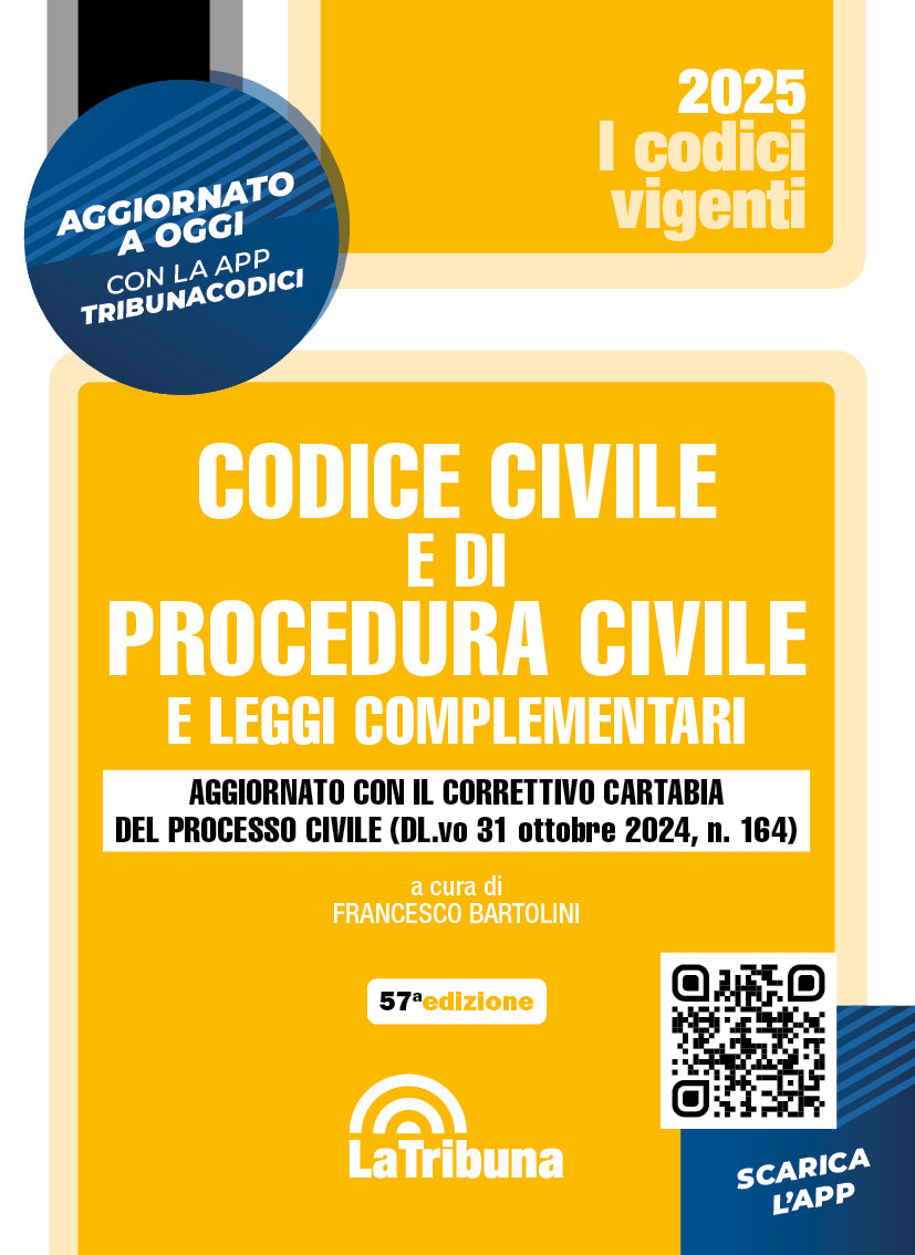 Codice civile e di procedura civile e leggi complementari - vigente - Libreria Giuridica Sauzano
