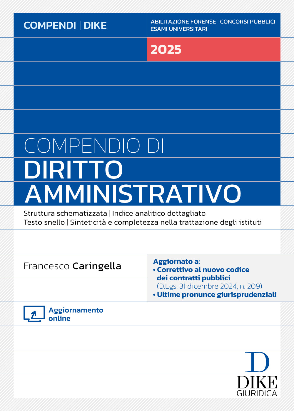 Compendio di Diritto Amministrativo 2025 – D5 - Libreria Giuridica Sauzano