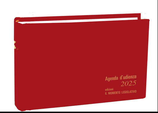 Agenda d’Udienza 2026 – Orizzontale - Libreria Giuridica Sauzano