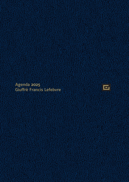 Agenda personale 2025 - Libreria Giuridica Sauzano