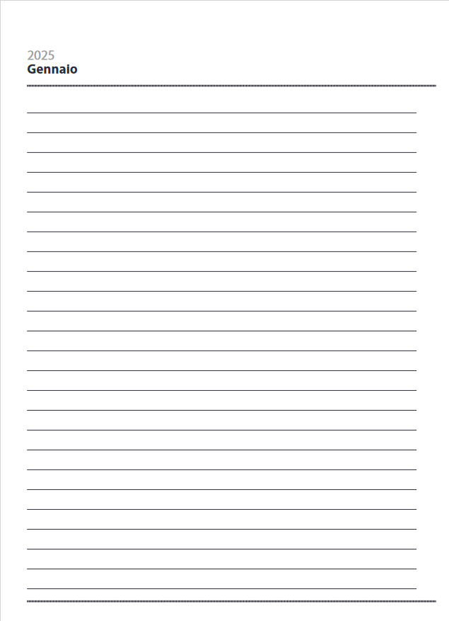 Agenda Udienza 2025 - Libreria Giuridica Sauzano