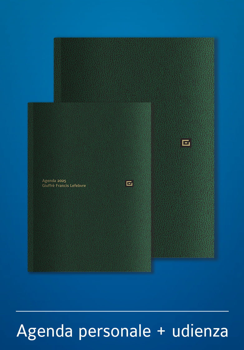 Agenda personale + udienza 2025 - Libreria Giuridica Sauzano