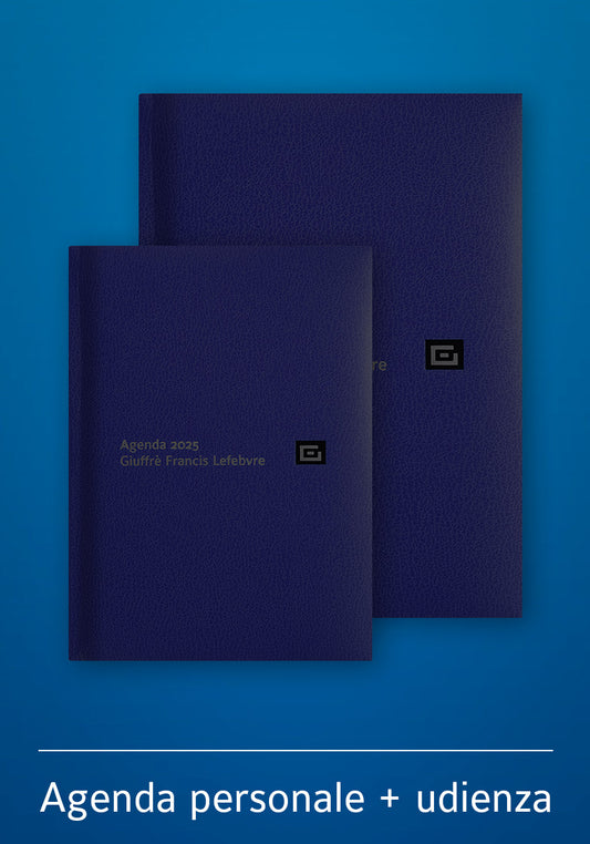 Agenda personale + udienza 2025 - Libreria Giuridica Sauzano