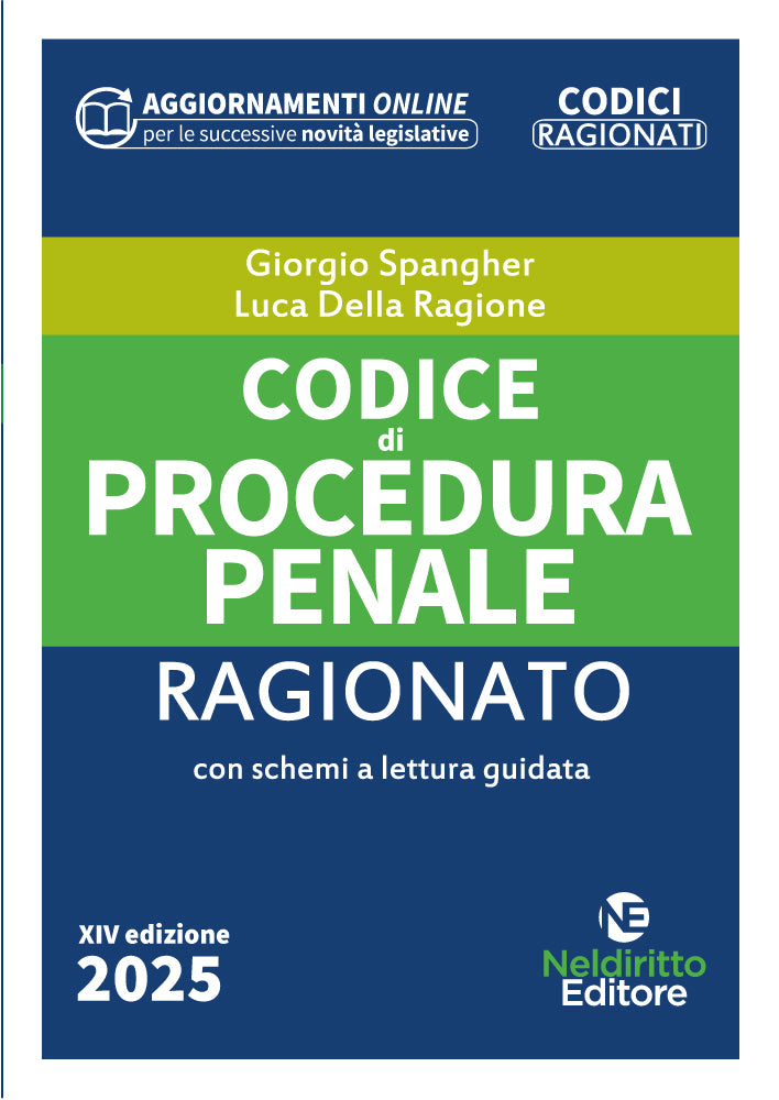 Codice di Procedura penale ragionato 2025 - Libreria Giuridica Sauzano