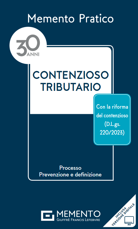 Memento Contenzioso tributario - Libreria Giuridica Sauzano
