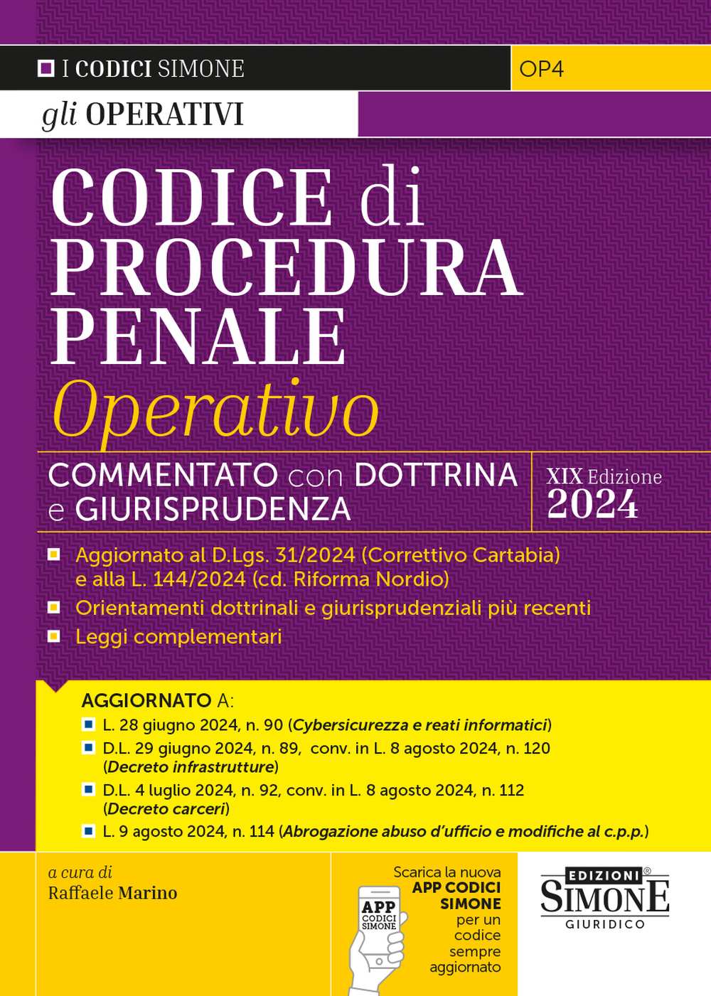 Codice di Procedura Penale Operativo – OP4 - Libreria Giuridica Sauzano