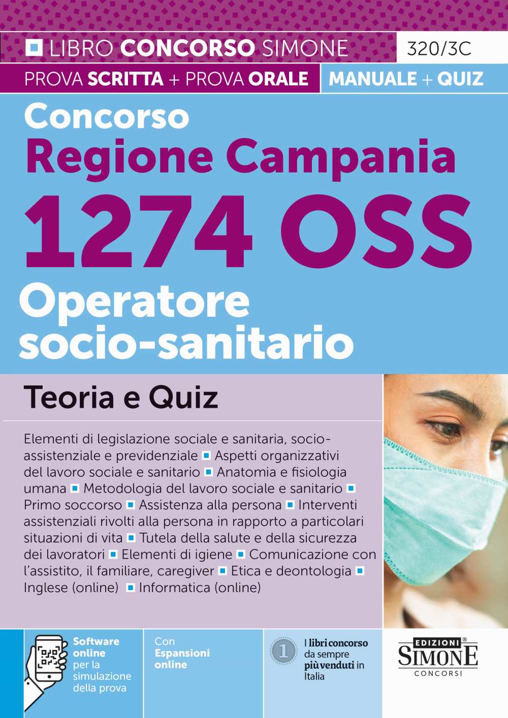320/3C – Concorso Regione Campania 1274 OSS Operatore socio-sanitario – Teoria e Quiz - Libreria Giuridica Sauzano