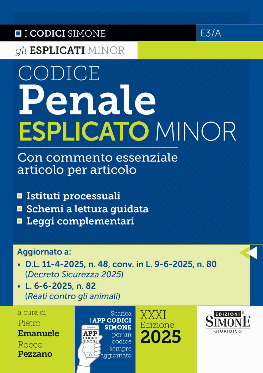 Codice Penale Esplicato Minor – E3/A