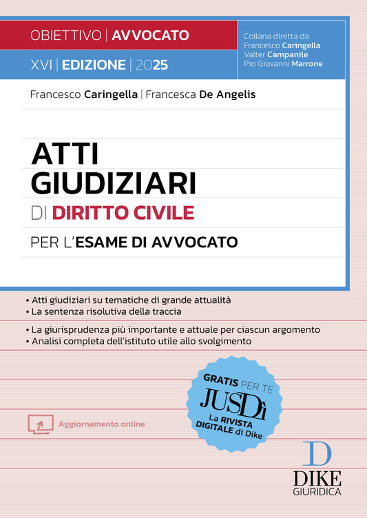 Atti Giudiziari di Diritto Civile per l’Esame di Avvocato 2025/2026 – OA1