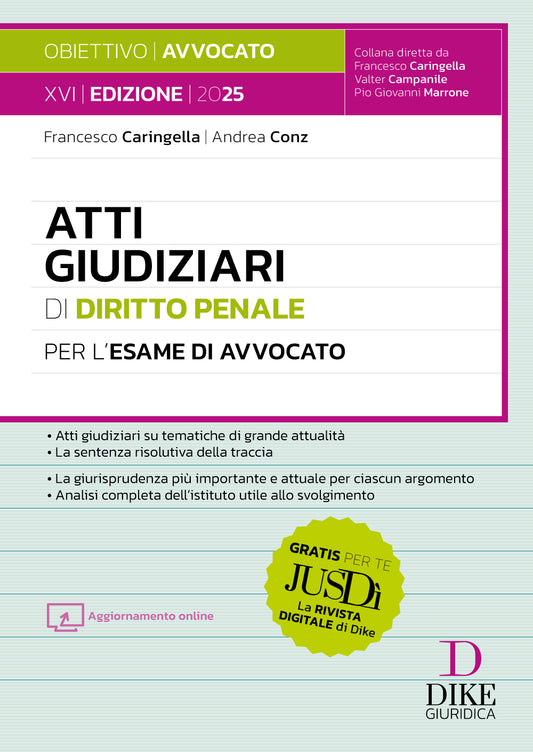 Atti Giudiziari di Diritto Penale per l’Esame di Avvocato 2025/2026 – OA2