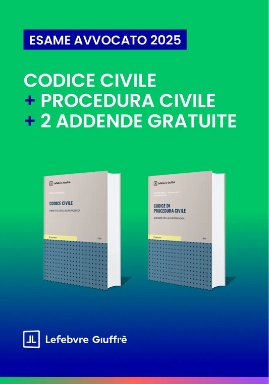 Codice civile + Codice di procedura civile Esame Avvocato 2025