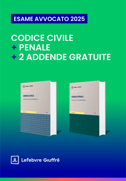 Codice civile + Codice penale Esame Avvocato 2025