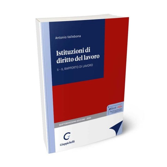 Istituzioni di diritto del lavoro - Libreria Giuridica Sauzano