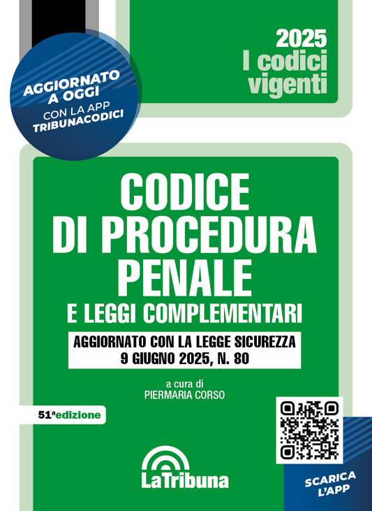 Codice di procedura penale e leggi complementari - vigente