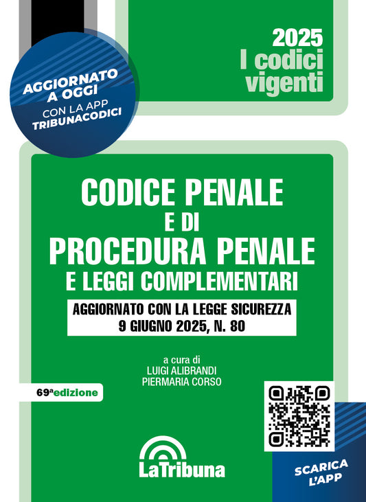 Codice penale e di procedura penale e leggi complementari - vigente