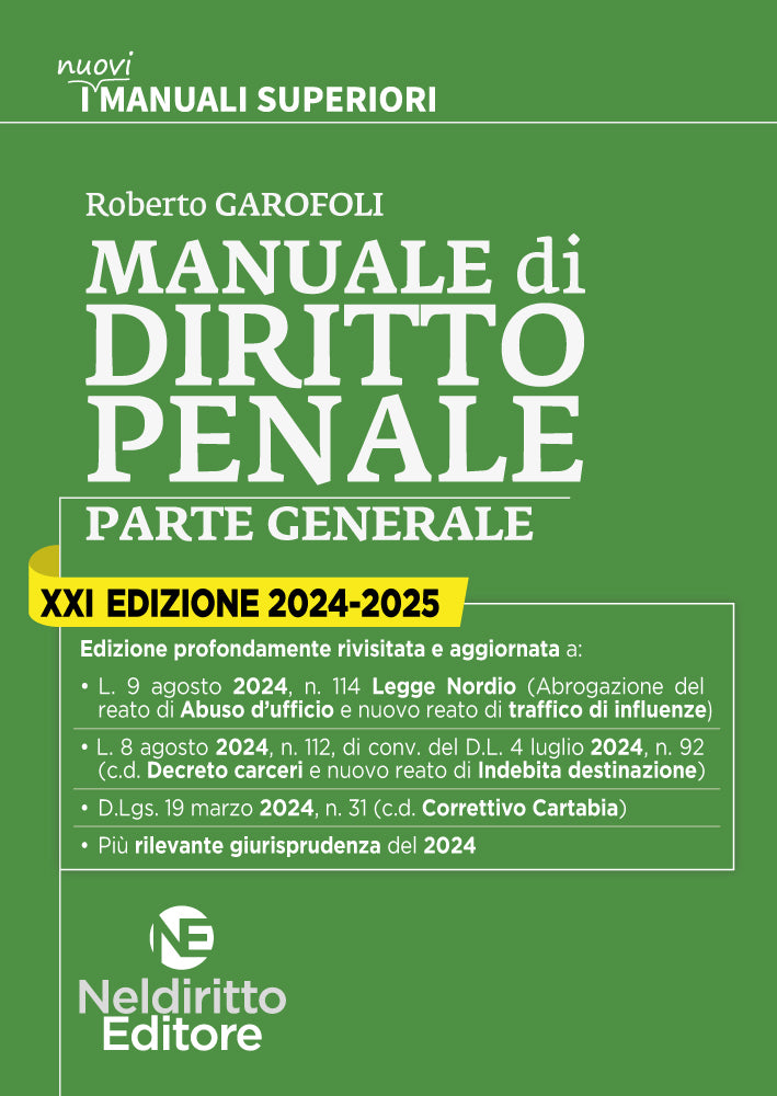 KIT 3 MANUALI SUPERIORI: Manuale superiore di diritto civile+ diritto Penale+ diritto Amministrativo 2024/2025 per concorso in magistratura - Libreria Giuridica Sauzano