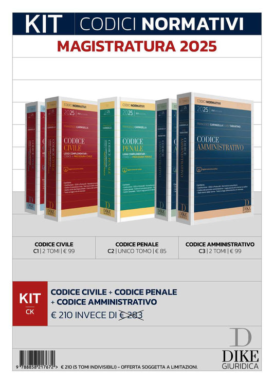 KIT Codici Normativi Magistratura 2025 – CKP