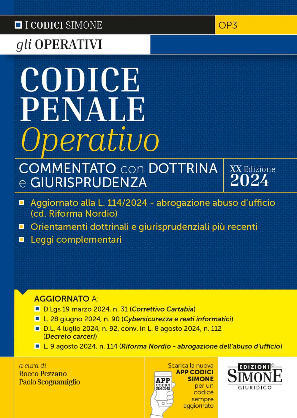 Codice Penale Operativo – OP3 - Libreria Giuridica Sauzano