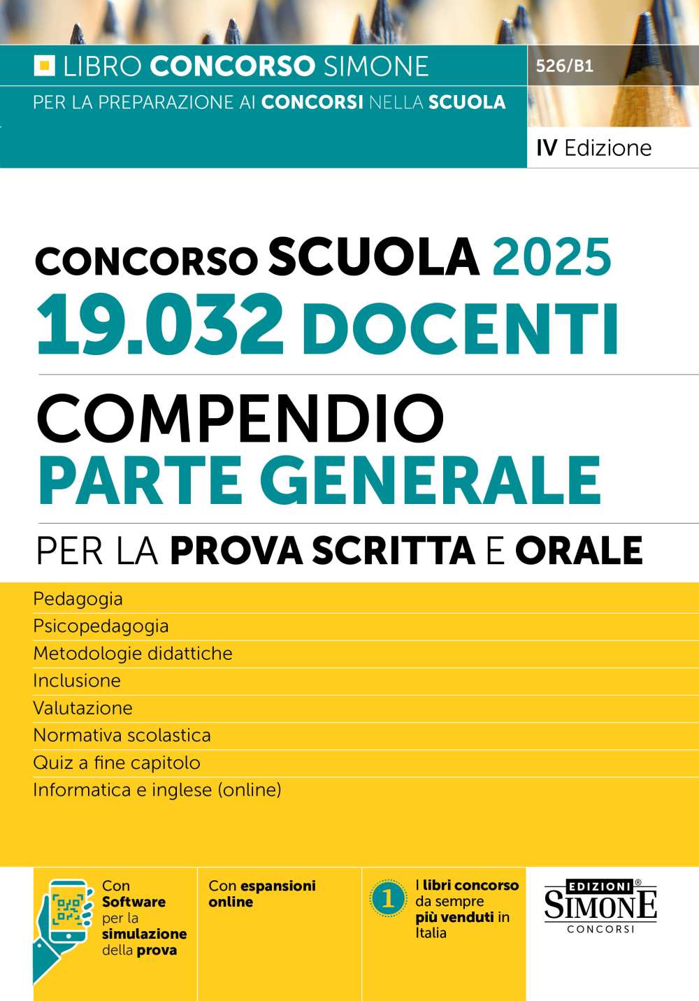 Concorso Scuola 2025 19.032 Docenti – Compendio Parte Generale per la prova scritta e orale – 526/B1 - Libreria Giuridica Sauzano