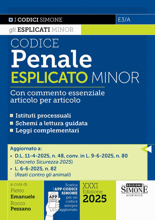 Codice Penale Esplicato Minor – E3/A
